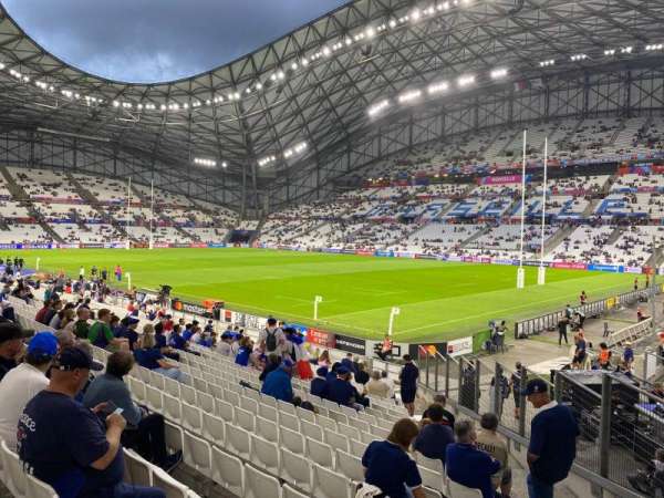 Stade Vélodrome, section: jean Bouin I, row: 21, seat: 13