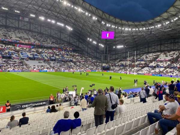Stade Vélodrome, section: jean Bouin D, row: 21, seat: 24