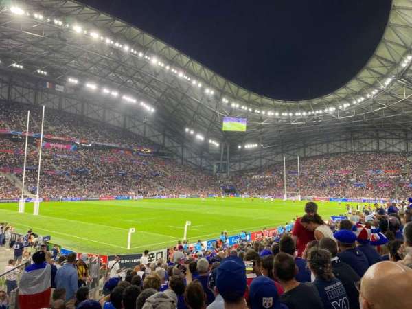 Stade Vélodrome, section: jean Bouin B, row: 17, seat: 47