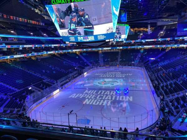 Climate Pledge Arena, section: 120, row: D, seat: 3