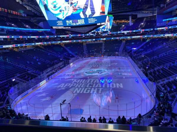 Climate Pledge Arena, section: 120, row: A, seat: 8