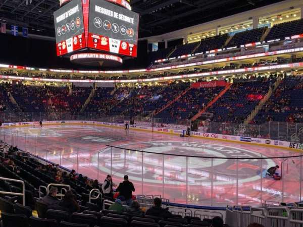 Centre Vidéotron, section: 109, row: Ee, seat: 7
