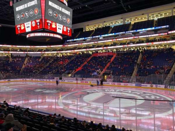 Centre Vidéotron, section: 110, row: Dd, seat: 3