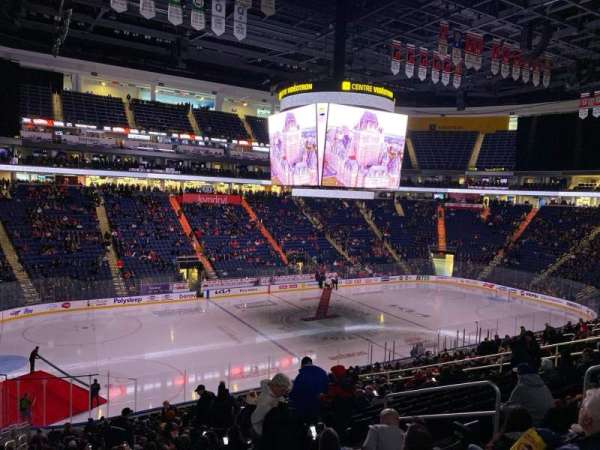 Centre Vidéotron, section: 113, row: Vv, seat: 21