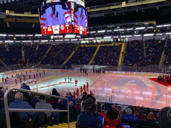 Centre Vidéotron, section: 120, row: Pp, seat: 20