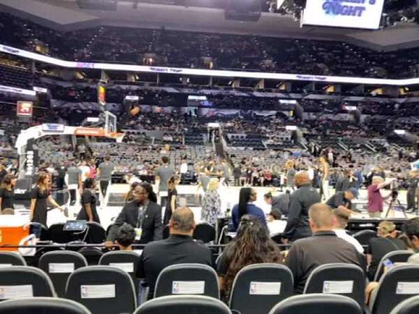 Frost Bank Center, section: 10, row: 8, seat: 8