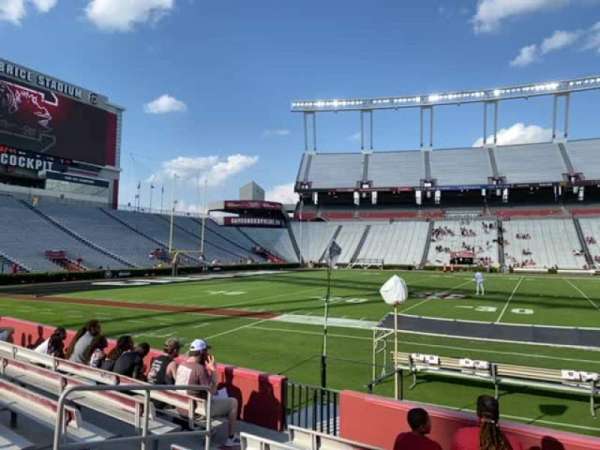 Williams-Brice Stadium, section: 4, row: 7, seat: 22