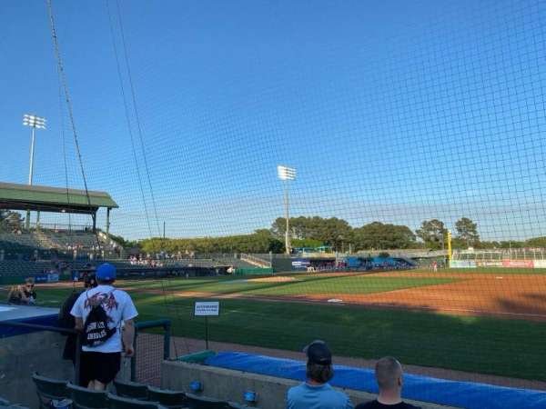 Pelicans Ballpark, section: 105, row: E, seat: 8