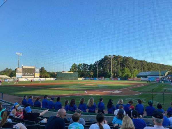 Pelicans Ballpark, section: 111, row: I, seat: 8