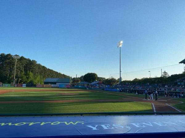 Pelicans Ballpark, section: 114, row: H, seat: 18