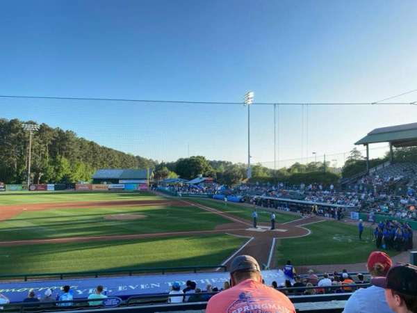 Pelicans Ballpark, section: 214, row: D, seat: 8