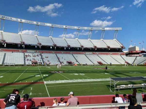 Williams-Brice Stadium, section: 3, row: 9, seat: 9