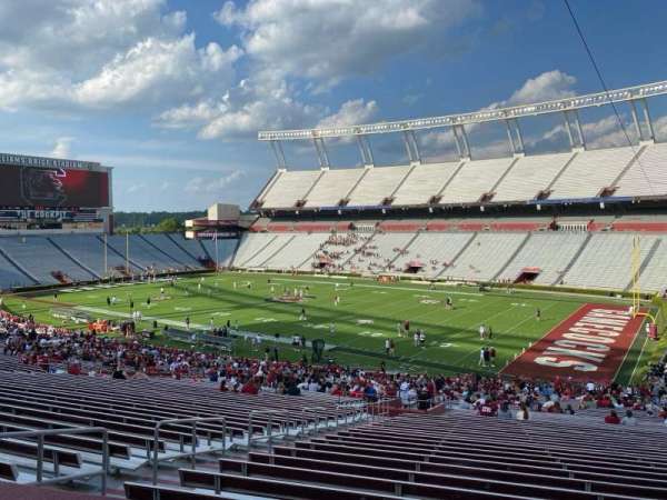 Williams-Brice Stadium, section: 109, row: 2, seat: 22