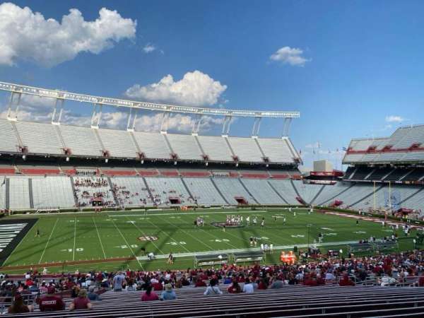 Williams-Brice Stadium, section: 103, row: 1, seat: 20