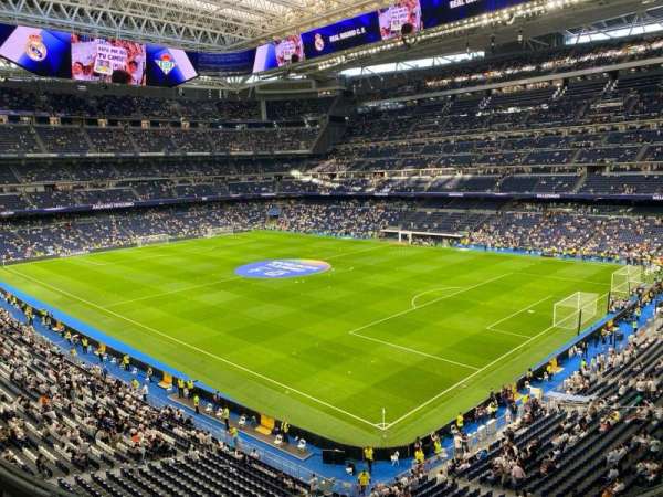 Santiago Bernabéu Stadium, section: 414, row: 2, seat: 30