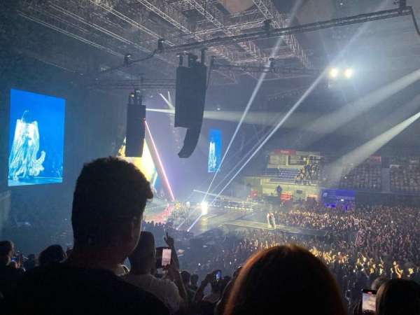 Movistar Arena, Madrid, section: 16, row: 9, seat: 1