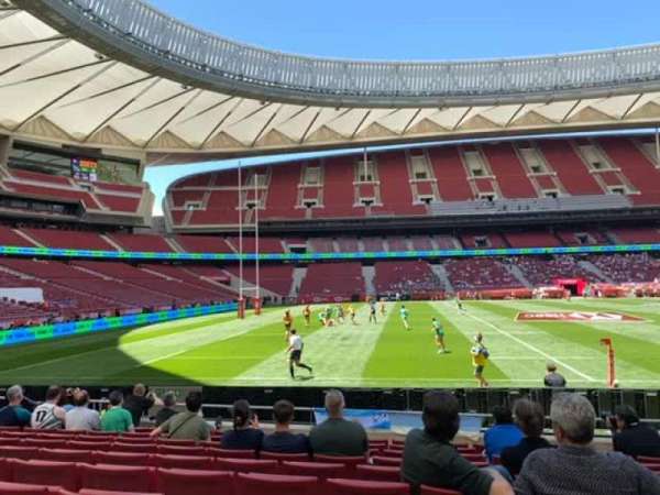 Estadio Metropolitano, Madrid, section: 124, row: 10, seat: 14