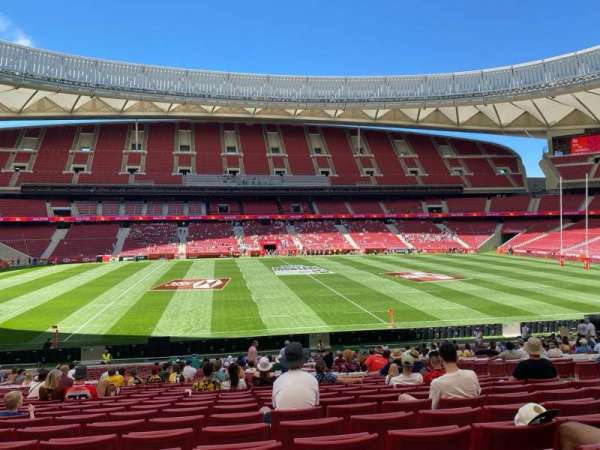 Estadio Metropolitano, Madrid, section: 122, row: 31, seat: 10