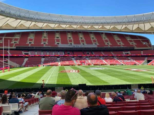 Estadio Metropolitano, Madrid, section: 122, row: 20, seat: 26