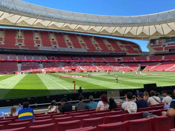 Estadio Metropolitano, Madrid, section: 123, row: 9, seat: 12