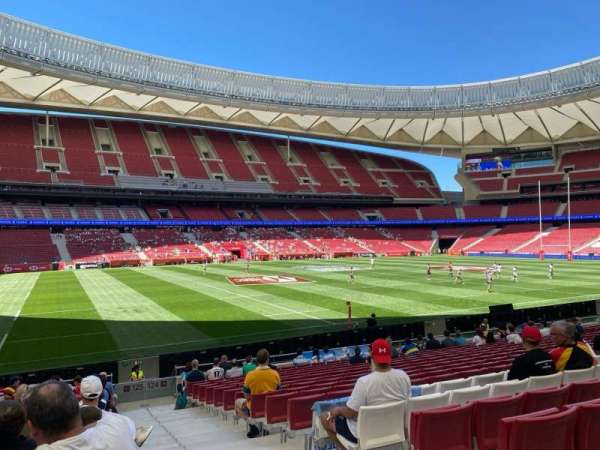 Estadio Metropolitano, Madrid, section: 125, row: 18, seat: 1