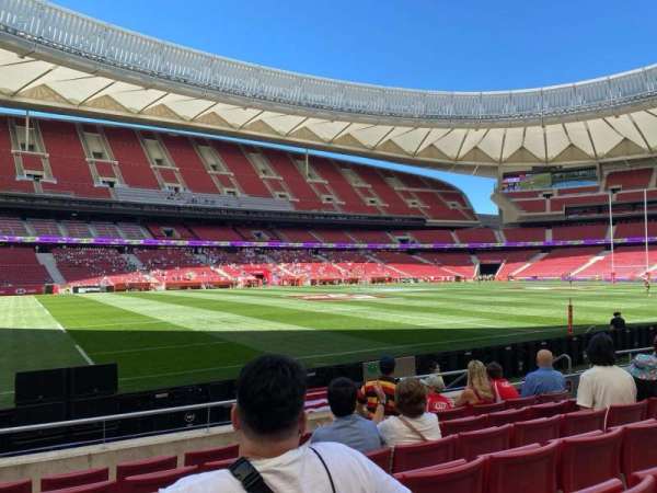 Estadio Metropolitano, Madrid, section: 125, row: 7, seat: 11