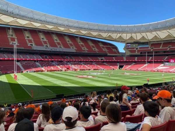 Estadio Metropolitano, Madrid, section: 125, row: 25, seat: 25
