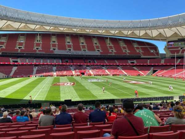 Estadio Metropolitano, Madrid, section: 123, row: 28, seat: 21