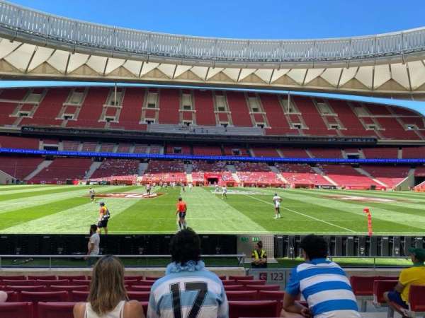 Estadio Metropolitano, Madrid, section: 123, row: 9, seat: 3
