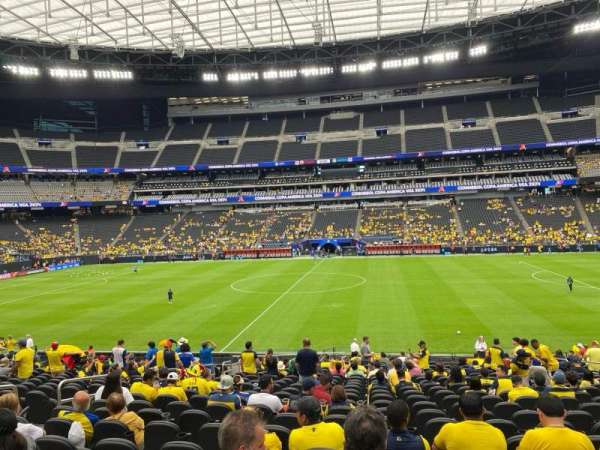 Allegiant Stadium, section: C111, row: 28, seat: 12