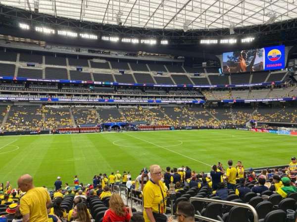 Allegiant Stadium, section: C114, row: 23, seat: 3