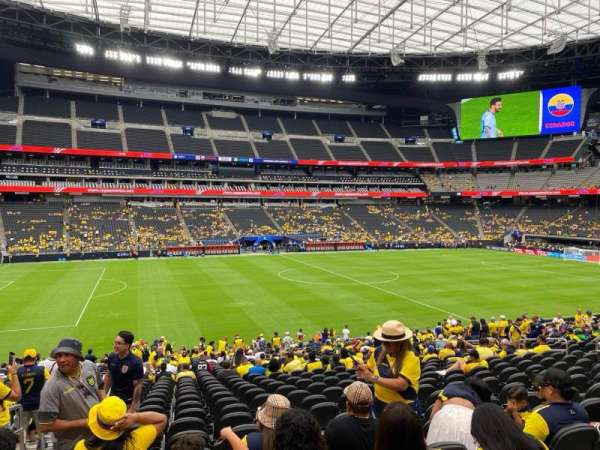 Allegiant Stadium, section: C114, row: 32, seat: 18