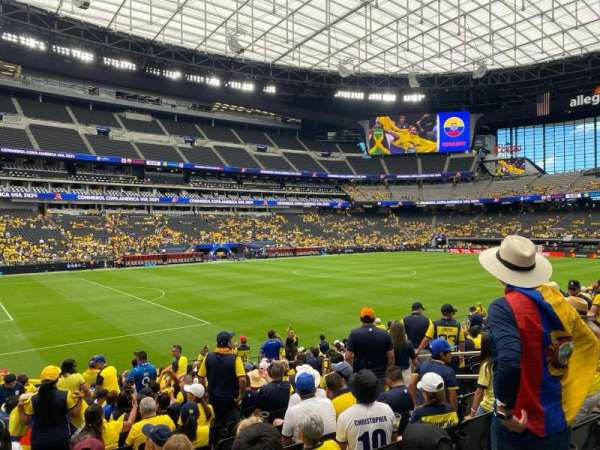 Allegiant Stadium, section: 117, row: 19, seat: 9