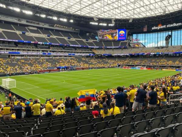 Allegiant Stadium, section: 118, row: 28, seat: 16