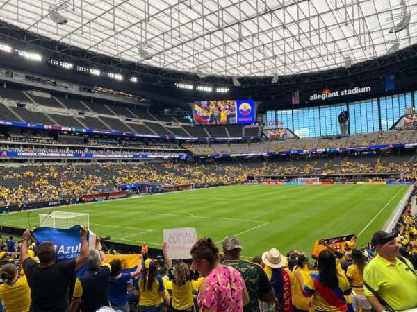 Allegiant Stadium, section: 120, row: 21, seat: 4