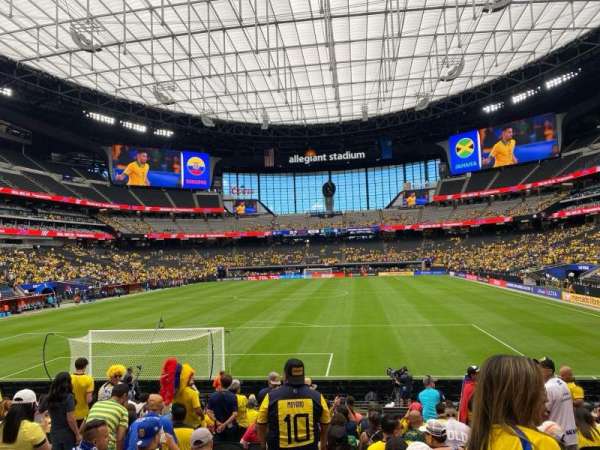 Allegiant Stadium, section: 122, row: 16, seat: 18