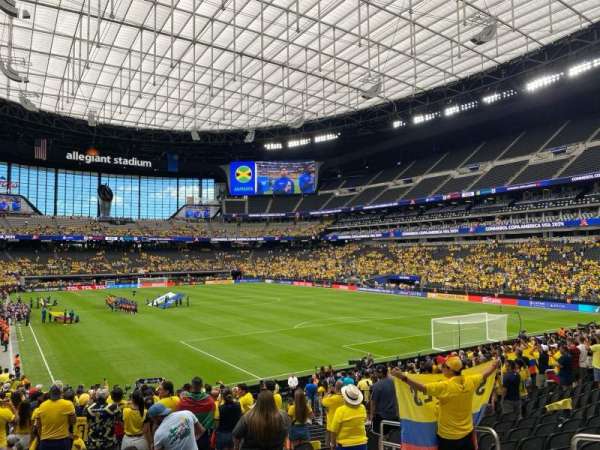 Allegiant Stadium, section: 126, row: 23, seat: 6