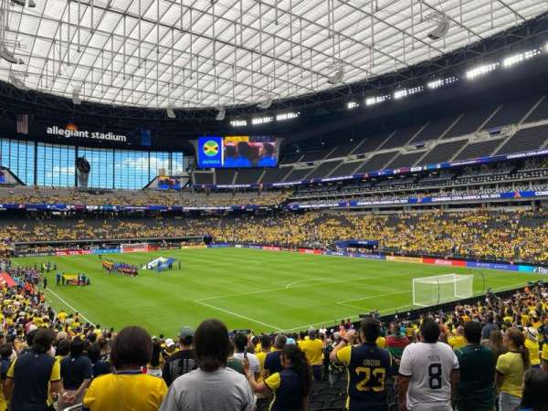 Allegiant Stadium, section: 126, row: 25, seat: 18