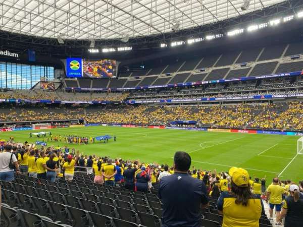 Allegiant Stadium, section: 129, row: 23, seat: 1