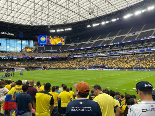 Allegiant Stadium, section: 128, row: 8, seat: 9