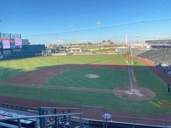 Las Vegas Ballpark, section: 214, row: F, seat: 14