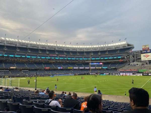 Yankee Stadium, section: 109, row: 15, seat: 10