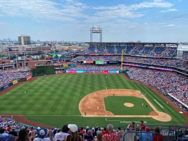 Citizens Bank Park, section: 427, row: 16, seat: 5