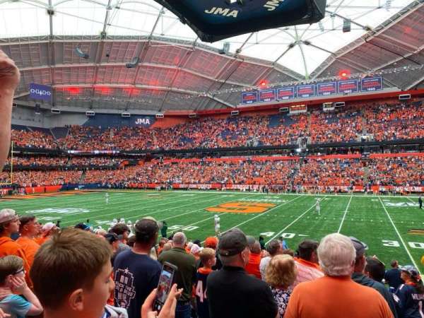 JMA Wireless Dome, section: 115, row: P, seat: 1