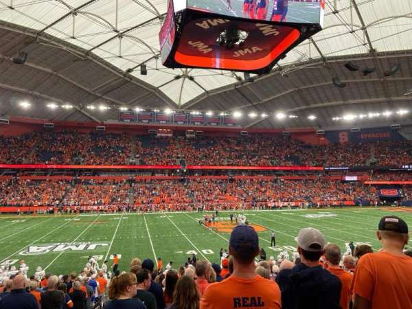 JMA Wireless Dome, section: 116, row: W, seat: 29