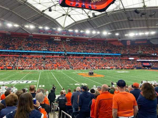 JMA Wireless Dome, section: 117, row: N, seat: 1