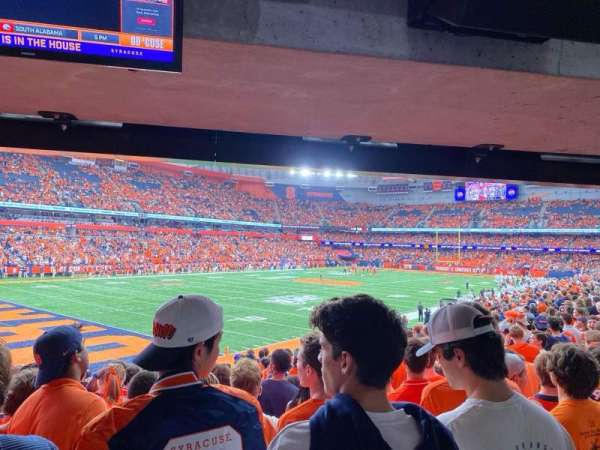 JMA Wireless Dome, section: 119, row: S, seat: 5