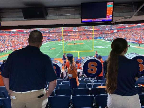 JMA Wireless Dome, section: 123, row: R, seat: 12