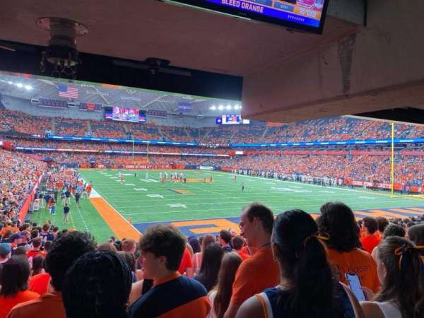 JMA Wireless Dome, section: 124, row: S, seat: 7