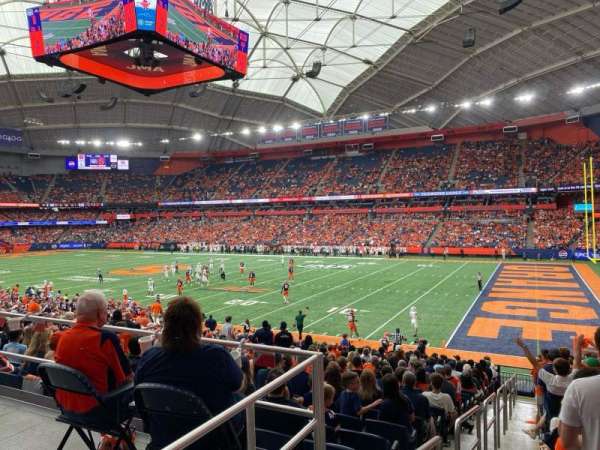 JMA Wireless Dome, section: 128, row: W, seat: 28